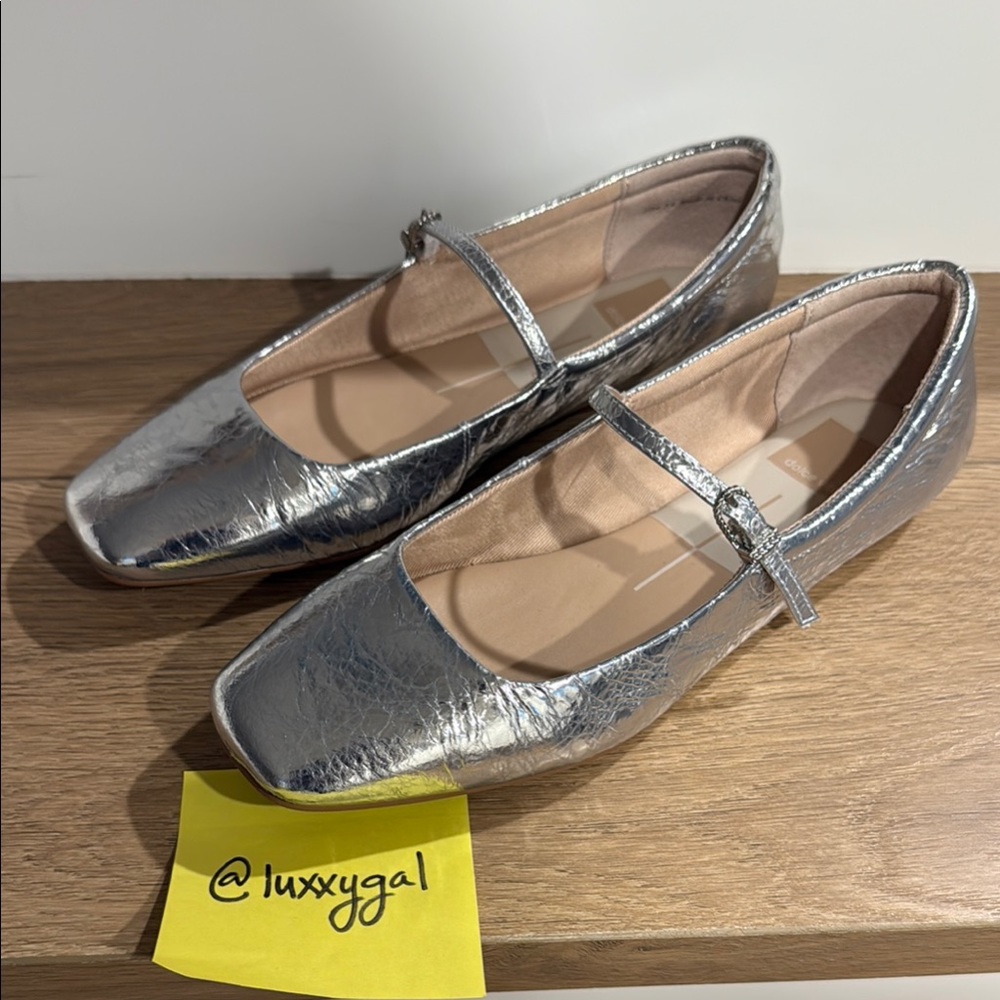 Dolce Vita Metallic Silver Flats